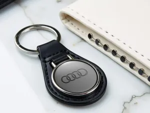 Audi Llave Cuero Firme Personalizable Toque Pro